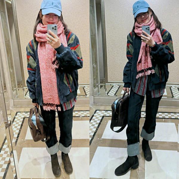 白百何罕見帶兒子出門，14歲元寶穿楊冪同款變潮男，越來越像媽媽