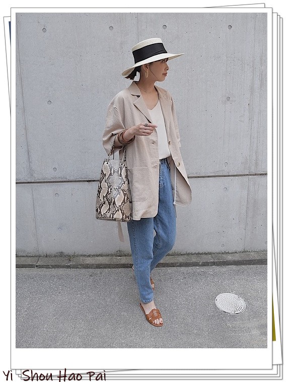 中秋季節穿米色西裝！對於30-40歲的女人來說氣質會很好