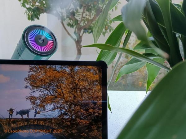 潤色冬日空調的乾燥，Orico RGB燈效的USB加溼器