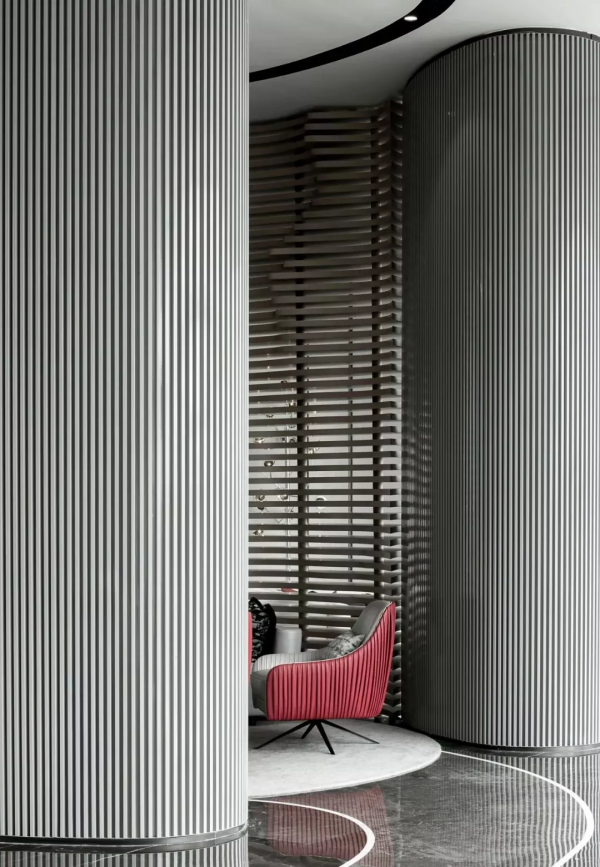 1900㎡售樓處全用灰色大理石，簡直不要太高階