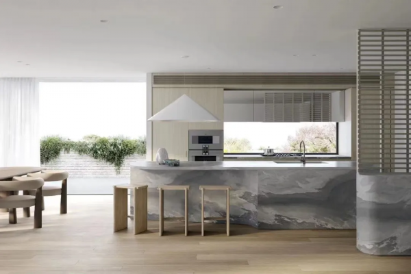 廚房凹造型無需太費力，圓潤一點就挺好