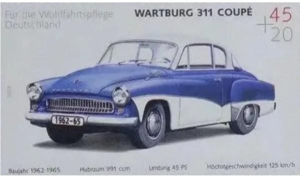 古董車郵票篇（上）保時捷Typ 356、奧迪Union 1000 S Coup&eacute;和BMW Dixi