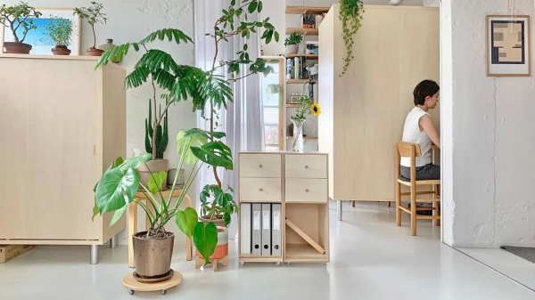 小夫妻買30㎡，撲滅小戶型居住難題：全屋不見牆，卻有9大功能區