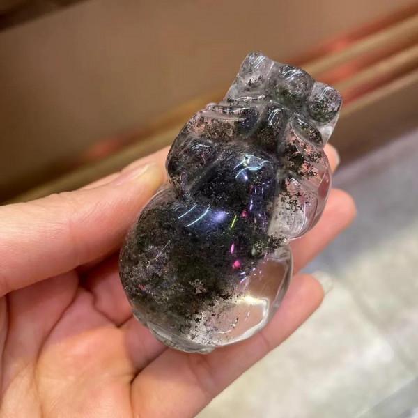 綠幽靈招財貔貅 綠幽靈招財貔貅