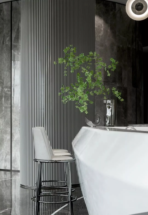 1900㎡售樓處全用灰色大理石，簡直不要太高階