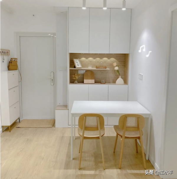 62平小戶型裝修案例，簡單裝修美觀且實用，邊邊角角都可以利用