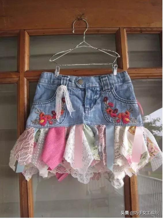 孩子的衣服不用買，幾條舊牛仔褲改造，穿都穿不完！（附教程）