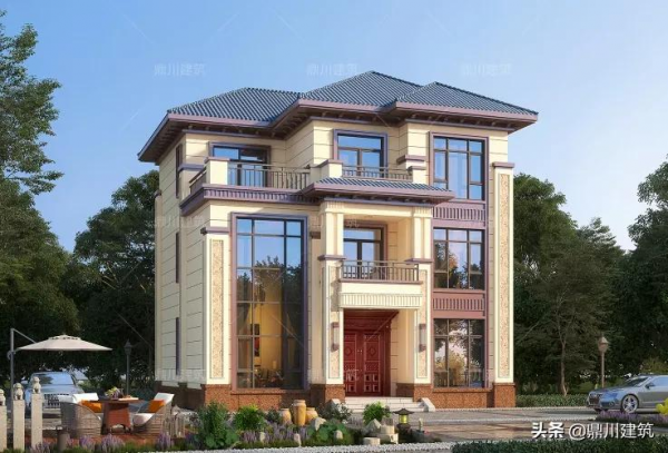 新中式帶後門別墅,好佈局提升居家溫馨感,佔地120平造價才35萬 新中式帶後門別墅,好佈局提升居家溫馨感,佔地120平造價才35萬