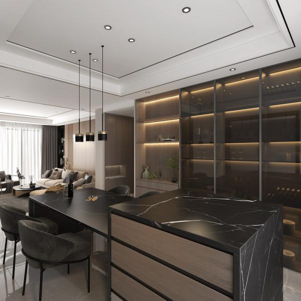 打造現代風格120㎡輕奢簡約