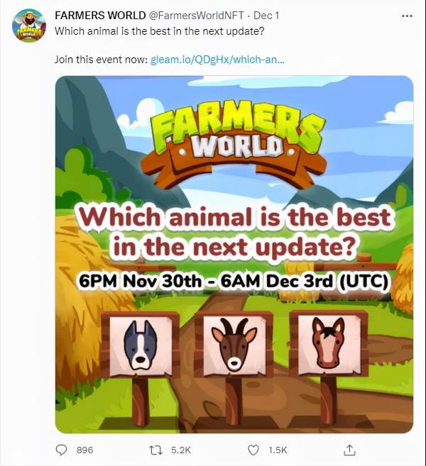 元界毒藥:FarmersWorld農民世界裡拒絕“農民來偷雞” 元界毒藥:FarmersWorld農民世界裡拒絕“農民來偷雞”