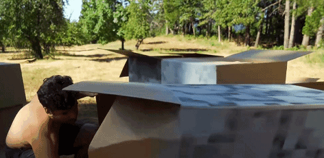 4天打造真人版《我的世界》小鎮,能親手打怪升級敲方塊的那種 4天打造真人版《我的世界》小鎮,能親手打怪升級敲方塊的那種