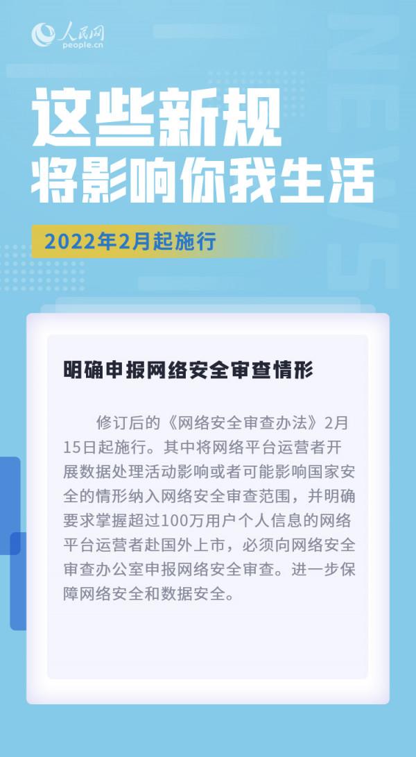 2月，這些新規將影響你我生活