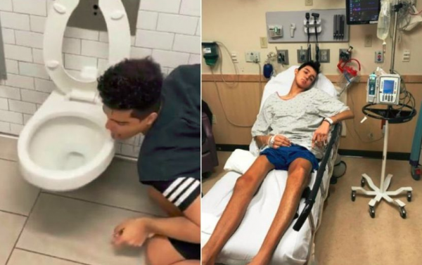 瘋狂！全球疫情十大最反智照片：與確診病人對嘴 舔新冠棒棒糖