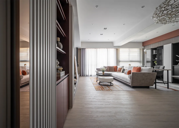 97㎡輕奢風兩居室，低調內斂，高雅時尚