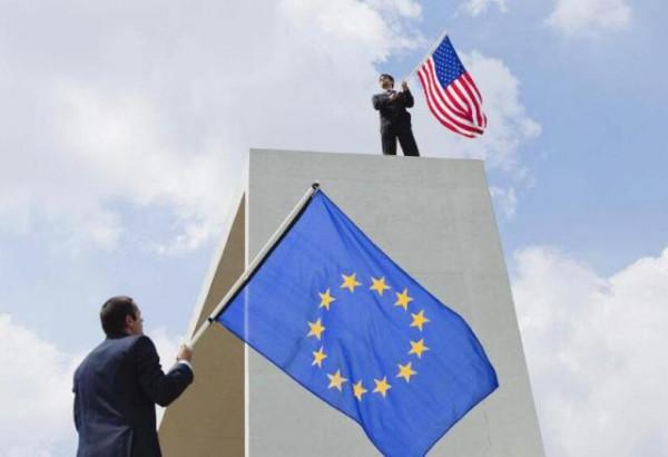 美國與歐盟發表聯合宣告，雙方老調重彈，但在涉華內容上一反常態