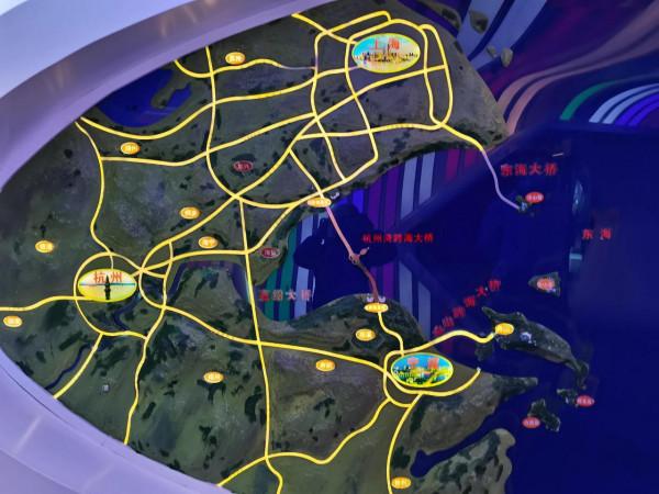 從“海天一洲”觀賞杭州灣大橋