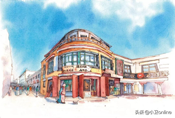 絕美鋼筆淡彩畫法來了!簡單出效果,值得擁有 絕美鋼筆淡彩畫法來了!簡單出效果,值得擁有