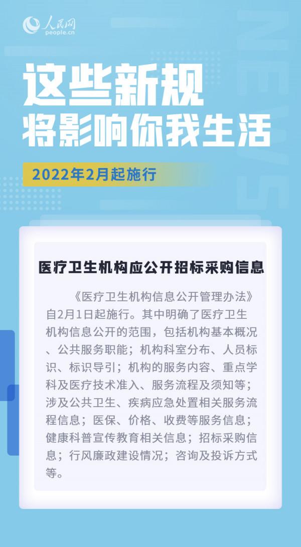 2月，這些新規將影響你我生活