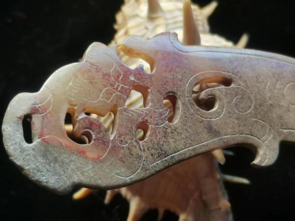 賞一日一器——西漢龍紋玉衝牙