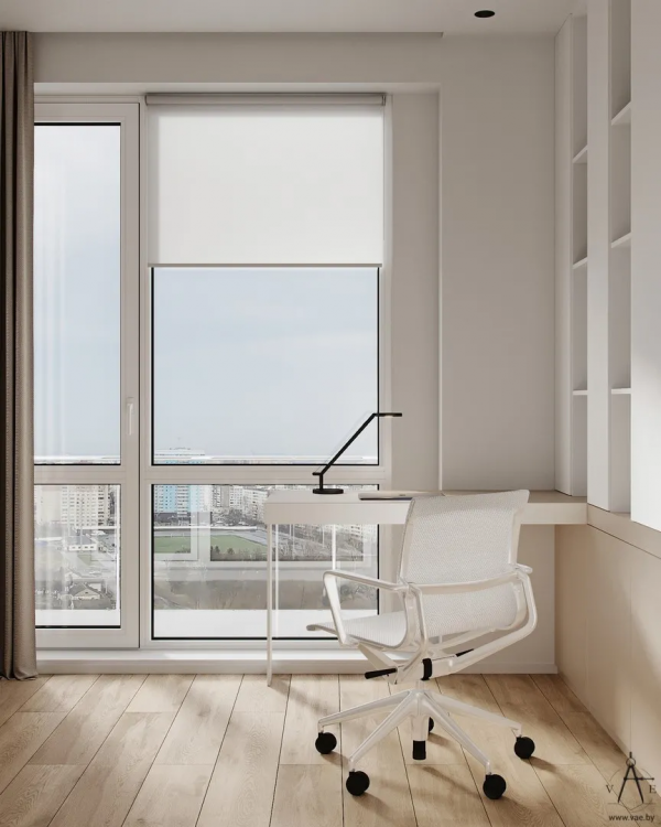 灰白色+原木，不失氣質的靜雅