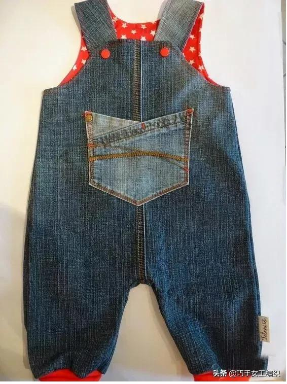 孩子的衣服不用買，幾條舊牛仔褲改造，穿都穿不完！（附教程）
