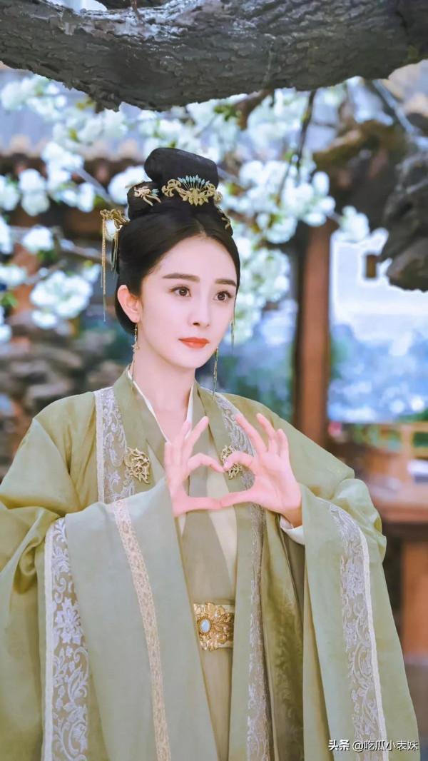 楊冪，古風系列，宛如畫中的仙子，美豔動人