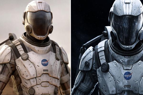 NASA這款具有HALO靈感外骨骼太空服專為星際太空探索而設計