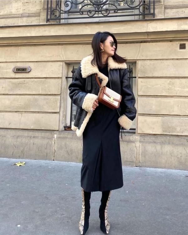 冬季穿長裙，如何避免“矮胖”？很多人穿不好看，都是不懂這3點