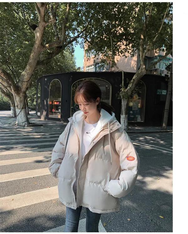 羽絨棉服女冬裝寬鬆棉襖2021年新款冬季韓版加厚學生短款棉衣外套