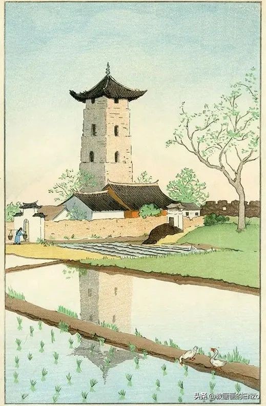 外國女畫家畫的100年前的中國,你見過嗎? 外國女畫家畫的100年前的中國,你見過嗎?