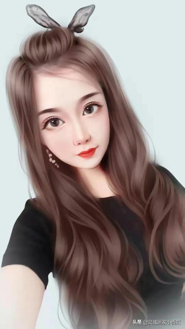 換一換你的頭像吧，手繪的女生漫畫微信頭像，照片變漫畫就是好看