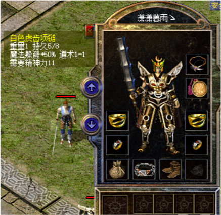 傳奇中神仙運氣才能打出來這樣的超極品