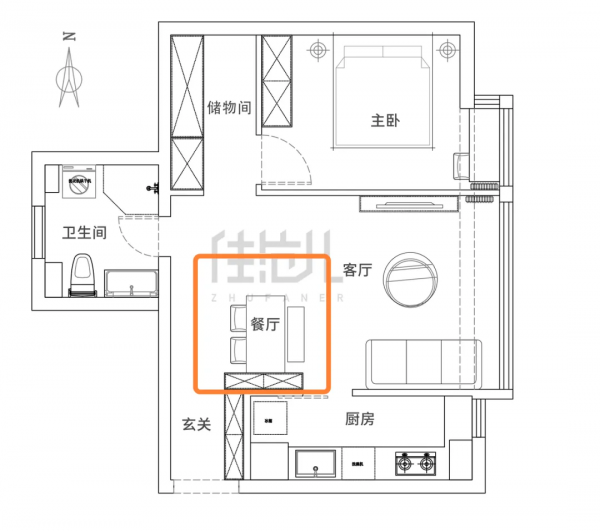 77㎡高質量北歐風,落地窗+百葉簾美翻了 77㎡高質量北歐風,落地窗+百葉簾美翻了