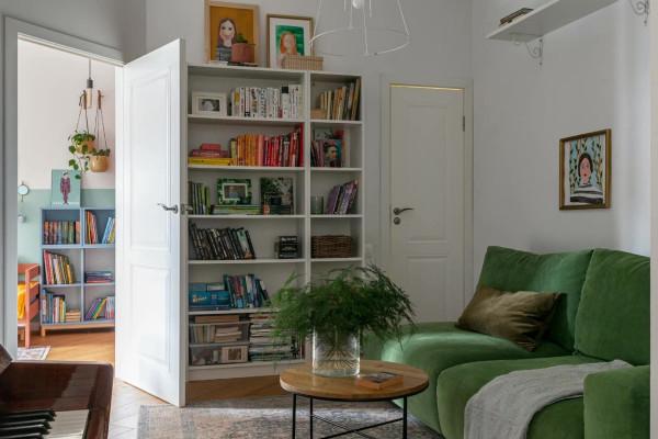 木色與白色經典搭檔,綠色提升空間自然幸福感,65平兩室生動之家 木色與白色經典搭檔,綠色提升空間自然幸福感,65平兩室生動之家