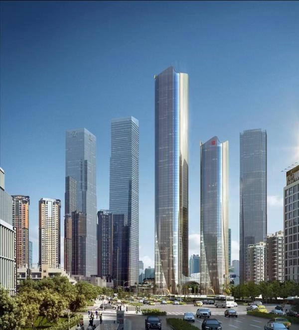 中國面向東盟的核心城市—南寧！CBD核心區，5座摩天樓引領天際線