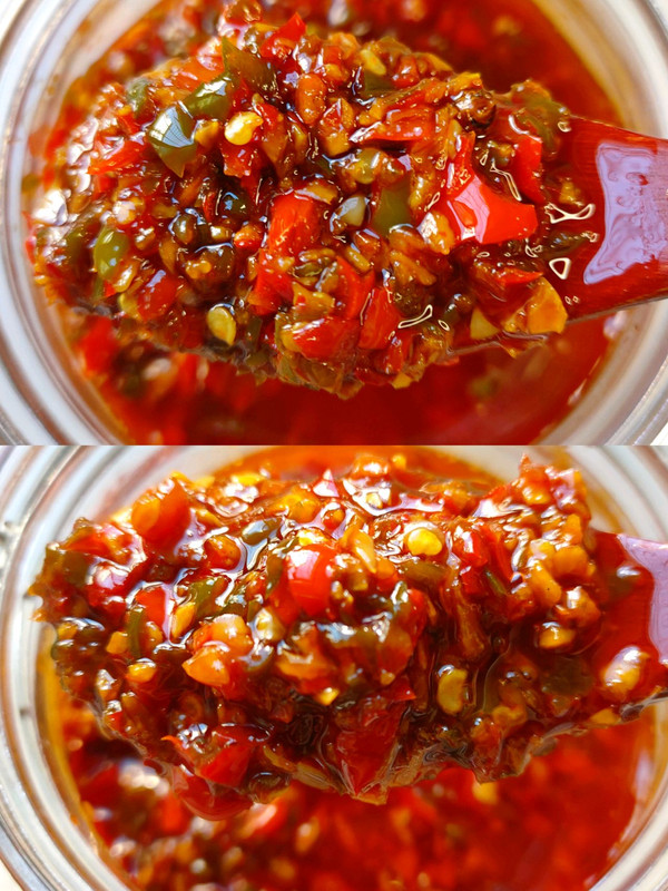 #一學就會快手菜#自制吃著會上癮的辣椒醬