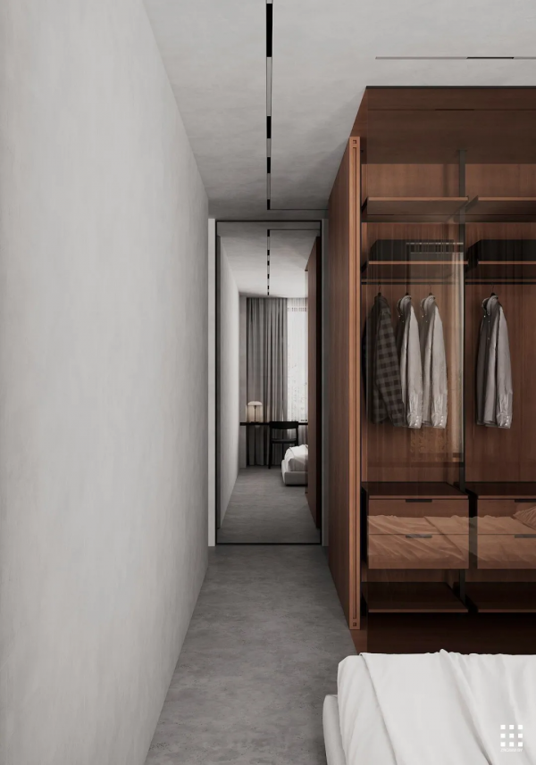 62㎡水泥灰+原木，溫暖舒適