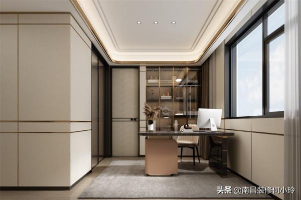 新力琥珀園220㎡複式樓現代輕奢，巖板+護牆板，這才叫真正的高階