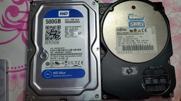 稀奇！20多年前的硬碟拆解