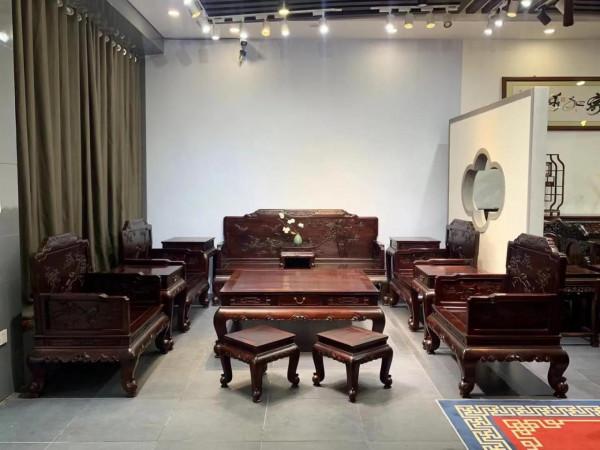 老料｜寮國大紅酸枝喜事連連沙發十三件套