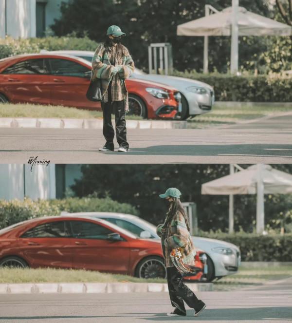 楊冪今日機場圖大冪冪的私服穿搭，超好看