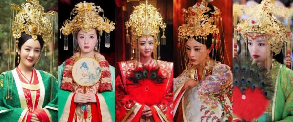 古裝新娘誰最美？唐嫣女王範，陳鈺琪頭上鳳冠似螃蟹