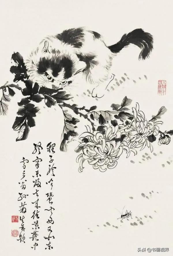 孫菊生筆下的貓有多精彩？看看這46幅國畫吧