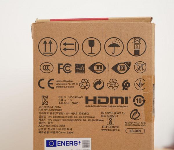 聯想ThinkVision23&period;8英寸 商務辦公顯示器E24q開箱