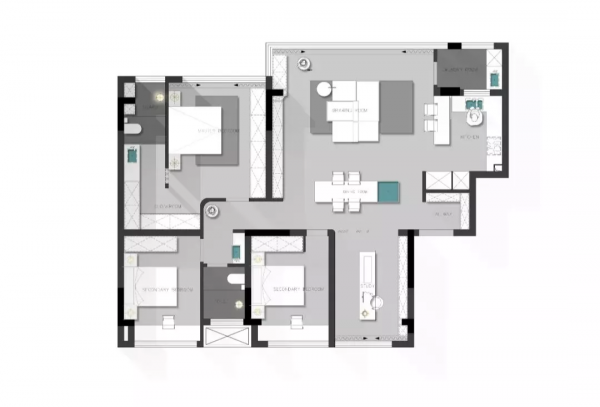 133㎡奶白色木質侘寂，溫柔治癒