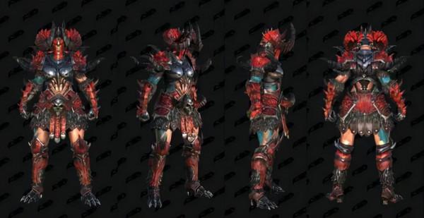 暗黑破壞神：不朽封測野蠻人盔甲套裝