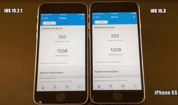 iOS 15&period;3 全機型效能測試！比較失望的一次更新