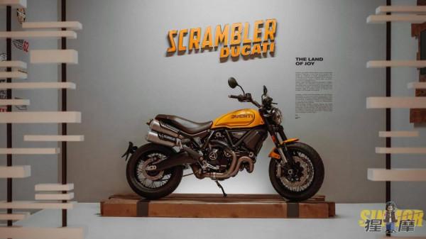 50週年紀念 70年代風格的復古摩托Scrambler Ducati 1100 Tribute PRO