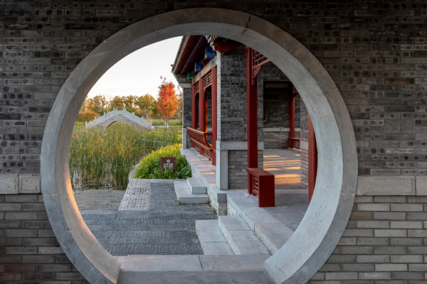 秋染副中心① | 漫步賞秋，張家灣公園內，秋色也能勝春朝！