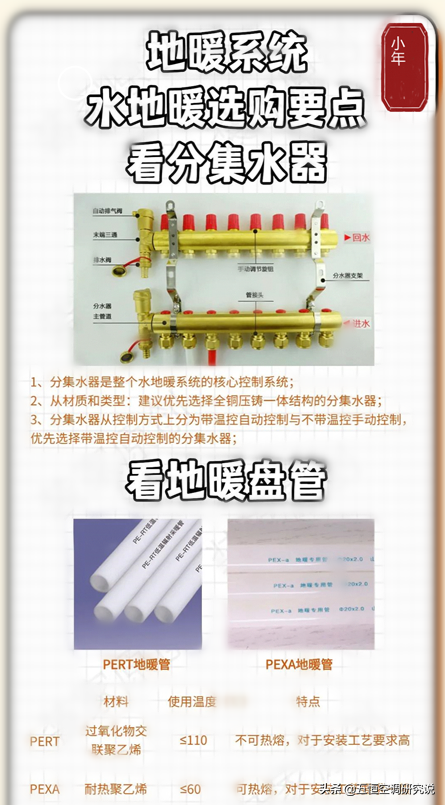 乾貨！選地暖最全攻略，媽媽看完也能搞定